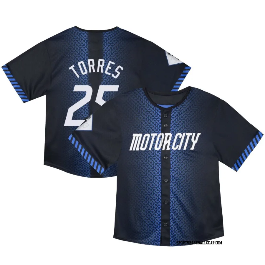 Gleyber Torres Toddler Detroit Tigers Blue Limited & Preschool 2024 City Connect Jersey