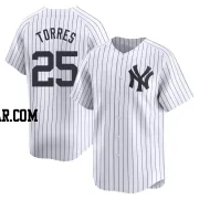 Gleyber Torres Youth New York Yankees White Limited Yankee Home Jersey