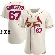 Gordon Graceffo Men's St. Louis Cardinals Cream Authentic Alternate Jersey