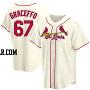 Gordon Graceffo Men's St. Louis Cardinals Cream Replica Alternate Jersey