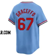 Gordon Graceffo Men's St. Louis Cardinals Light Blue Limited Cooperstown Collection Jersey