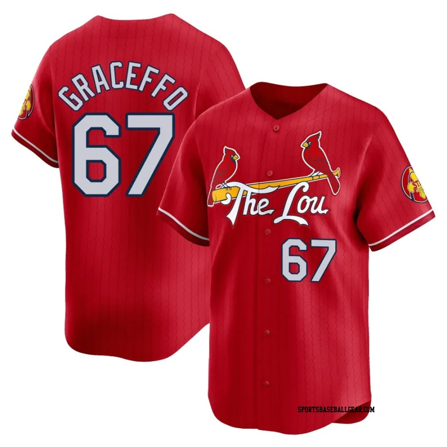 Gordon Graceffo Men's St. Louis Cardinals Red Limited 2024 City Connect Jersey