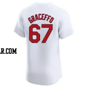 Gordon Graceffo Men's St. Louis Cardinals White Elite Home Jersey