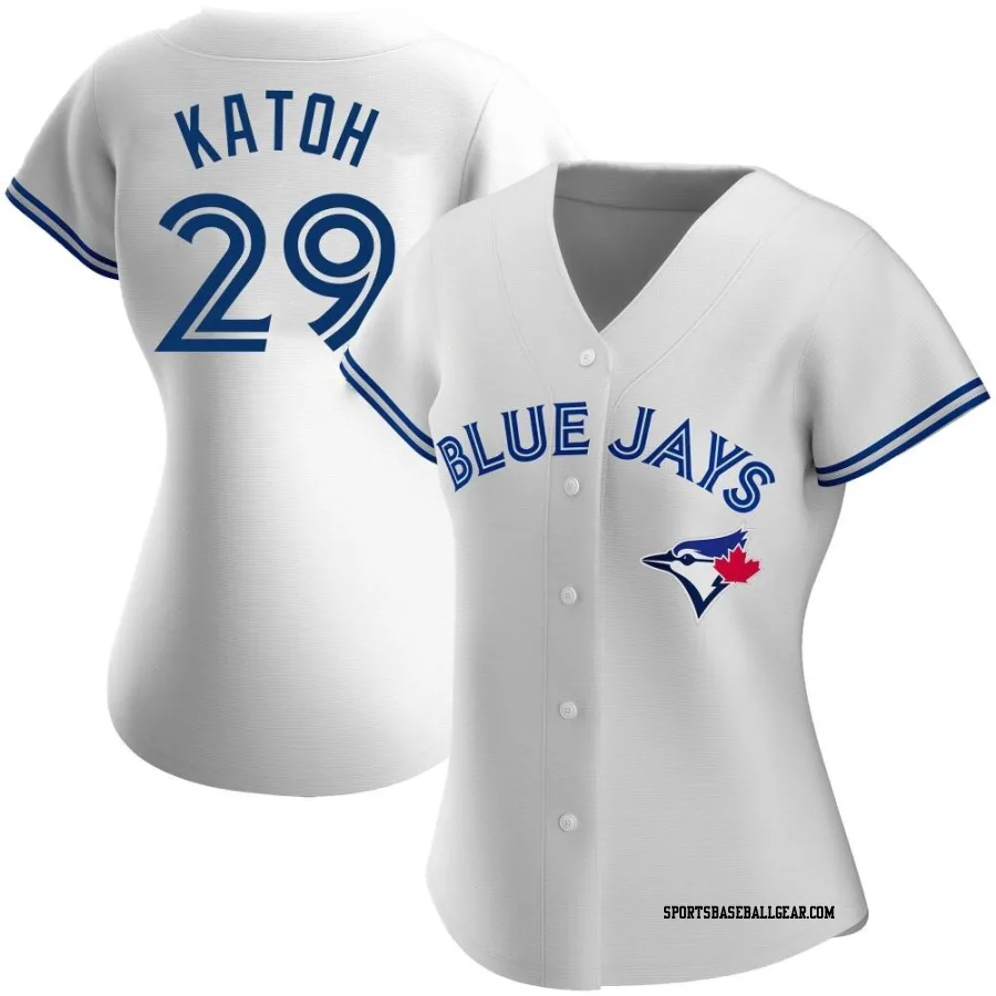 Gosuke Katoh Women's Toronto Blue Jays White Authentic Home Jersey