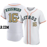 Grae Kessinger Men's Houston Astros Gold Authentic White 2023 Collection Jersey