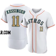 Grae Kessinger Men's Houston Astros Gold Authentic White 2023 Collection Jersey