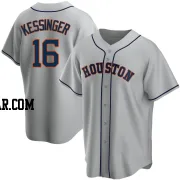 Grae Kessinger Men's Houston Astros Gray Replica Road Jersey