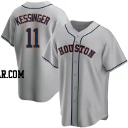 Grae Kessinger Men's Houston Astros Gray Replica Road Jersey