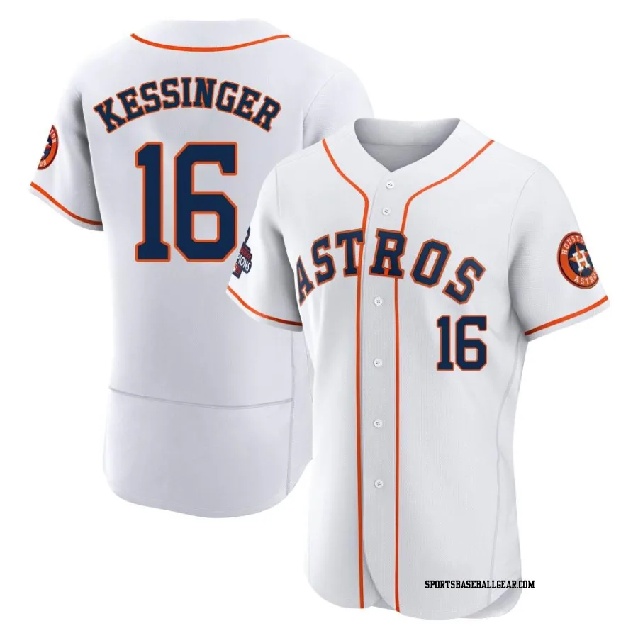 Grae Kessinger Men's Houston Astros White Authentic 2022 World Series Champions Home Jersey