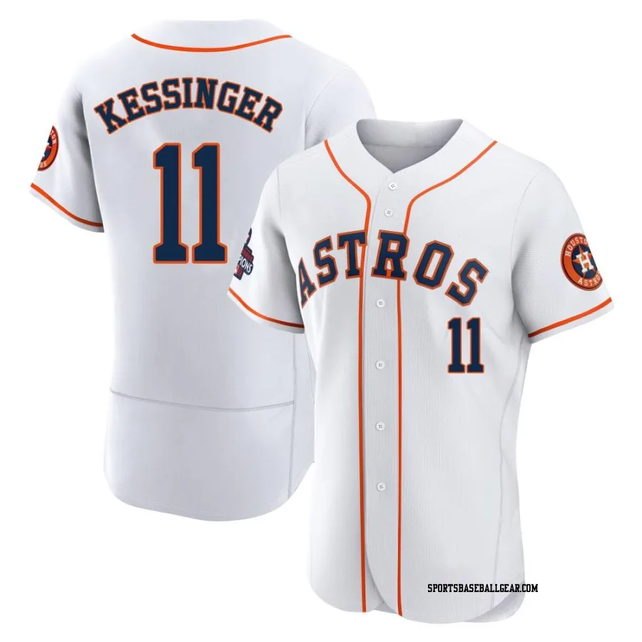 Grae Kessinger Men's Houston Astros White Authentic 2022 World Series Champions Home Jersey