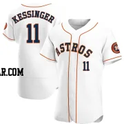 Grae Kessinger Men's Houston Astros White Authentic Home Jersey