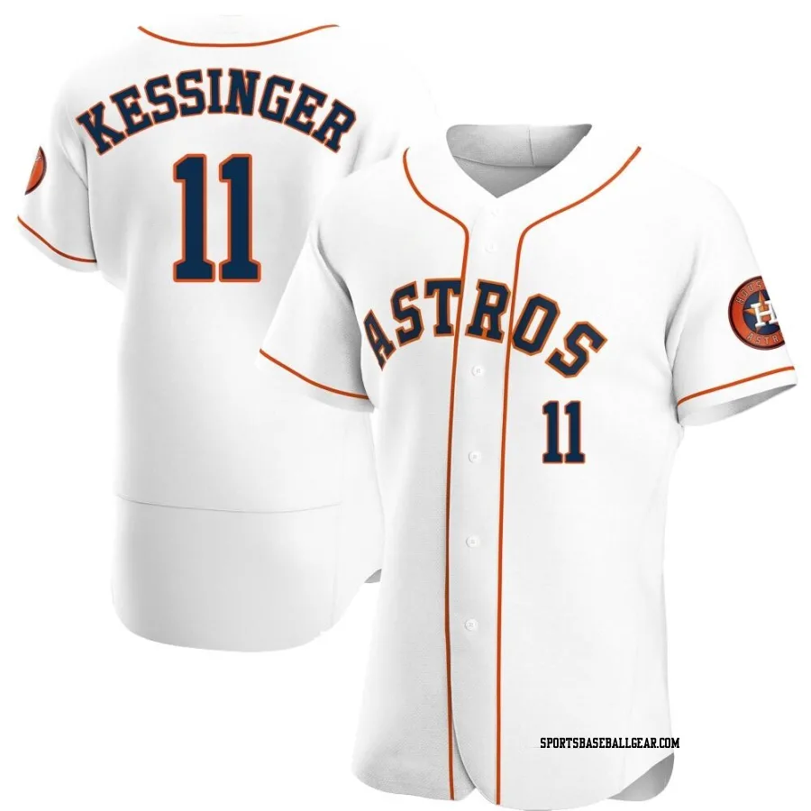 Grae Kessinger Men's Houston Astros White Authentic Home Jersey