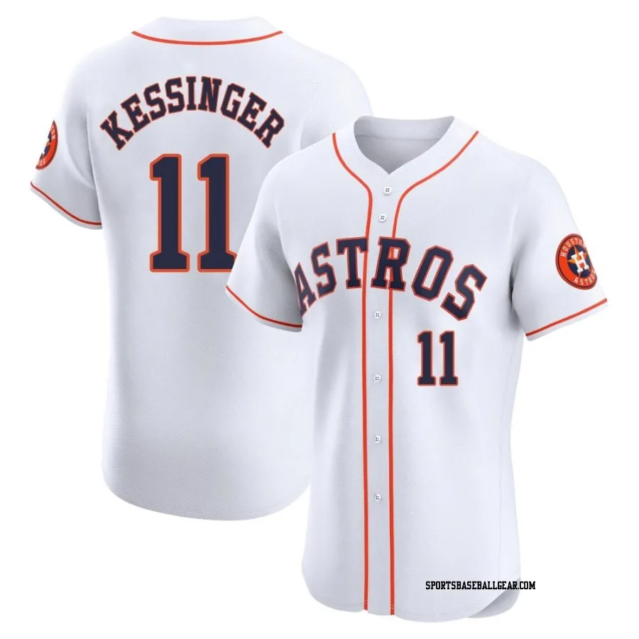 Grae Kessinger Men's Houston Astros White Elite Home Jersey