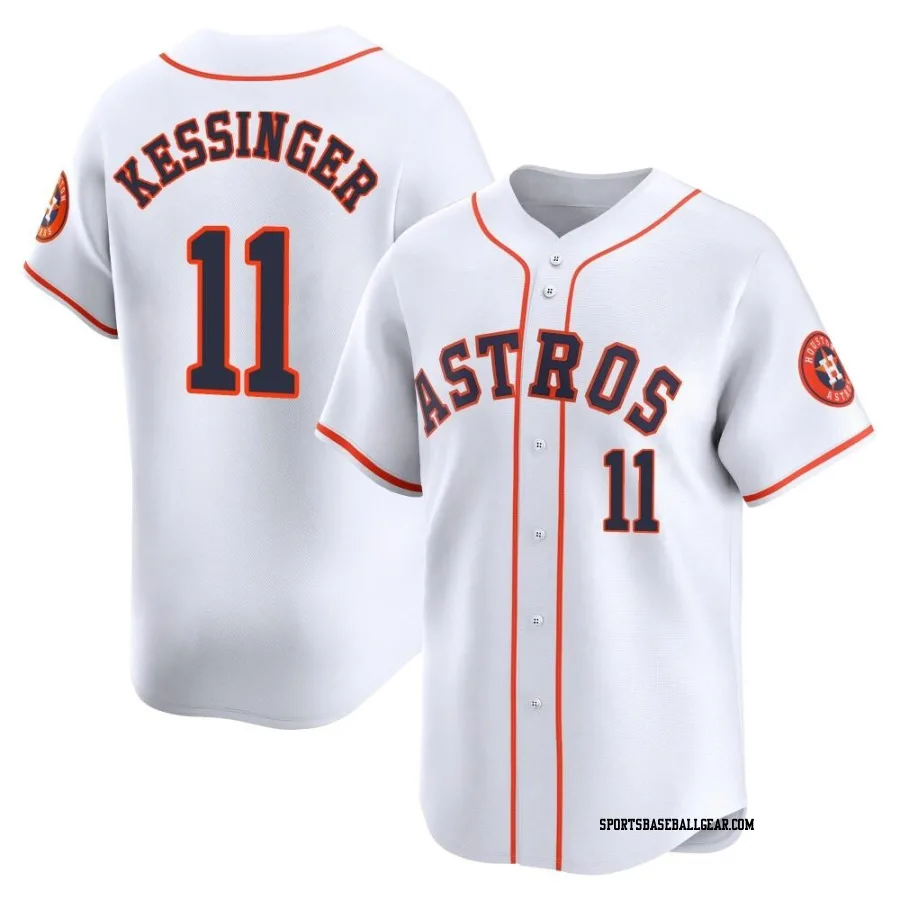 Grae Kessinger Men's Houston Astros White Limited Home Jersey