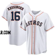 Grae Kessinger Men's Houston Astros White Replica 2022 World Series Champions Home Jersey