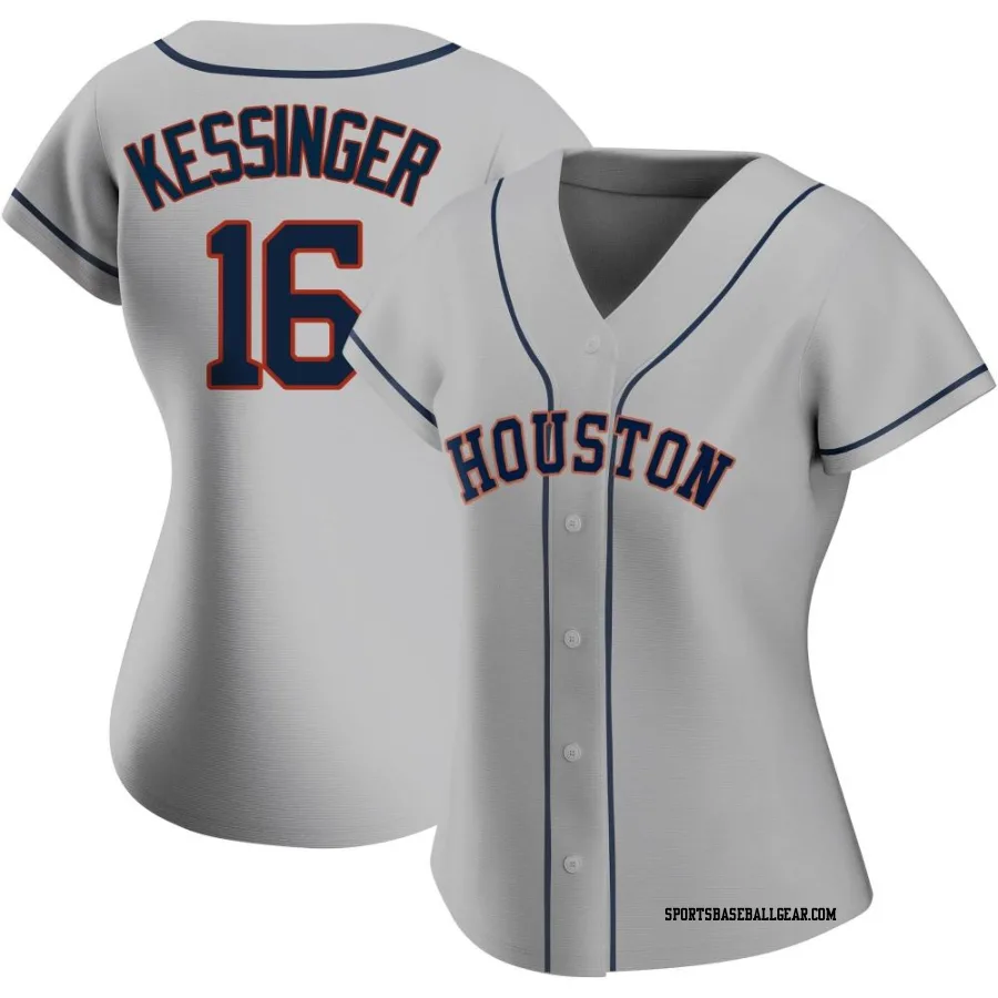 Grae Kessinger Women's Houston Astros Gray Authentic Road 2020 Jersey