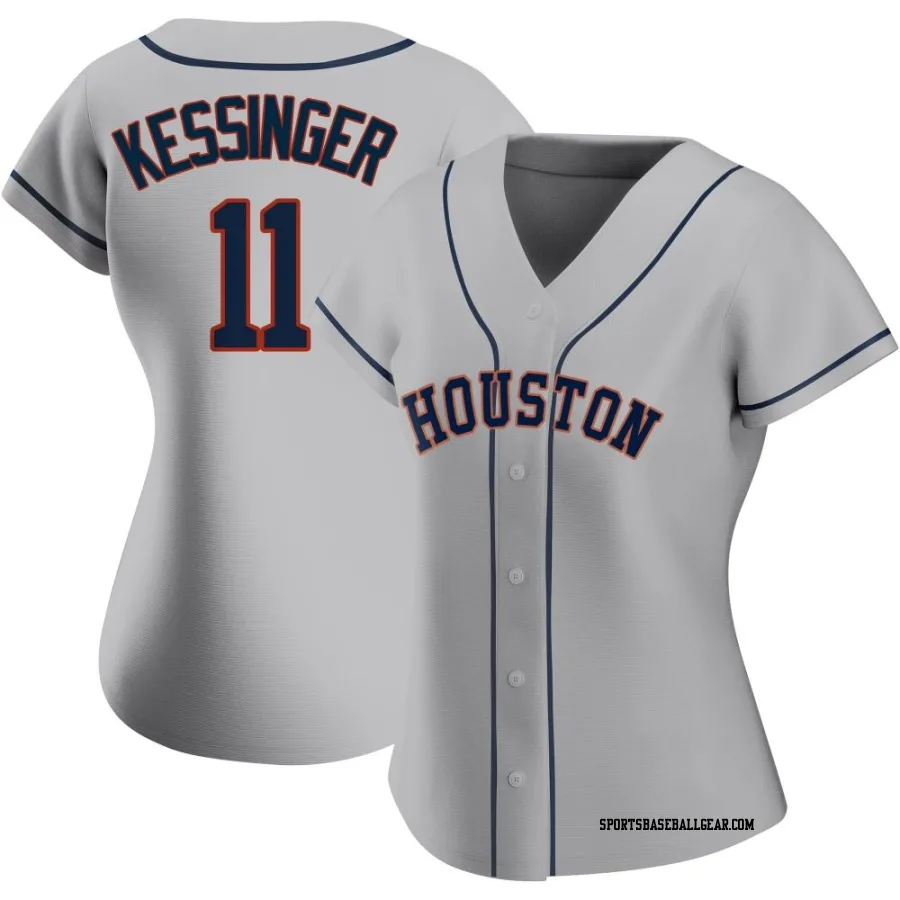 Grae Kessinger Women's Houston Astros Gray Replica Road 2020 Jersey