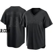 Grae Kessinger Youth Houston Astros Black Replica Pitch Fashion Jersey