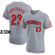 Graham Ashcraft Men's Cincinnati Reds Gray Elite Road Jersey