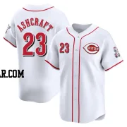 Graham Ashcraft Men's Cincinnati Reds White Limited Home Jersey