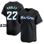 Graham Pauley Men's Miami Marlins Black Limited Alternate Jersey