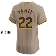 Graham Pauley Men's San Diego Padres Brown Elite Alternate Jersey