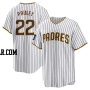 Graham Pauley Men's San Diego Padres White Replica 2024 World Tour Seoul Series Home Jersey