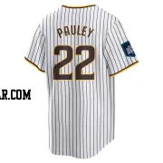 Graham Pauley Men's San Diego Padres White Replica 2024 World Tour Seoul Series Home Jersey