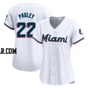 Graham Pauley Women's Miami Marlins White Limited Home Jersey