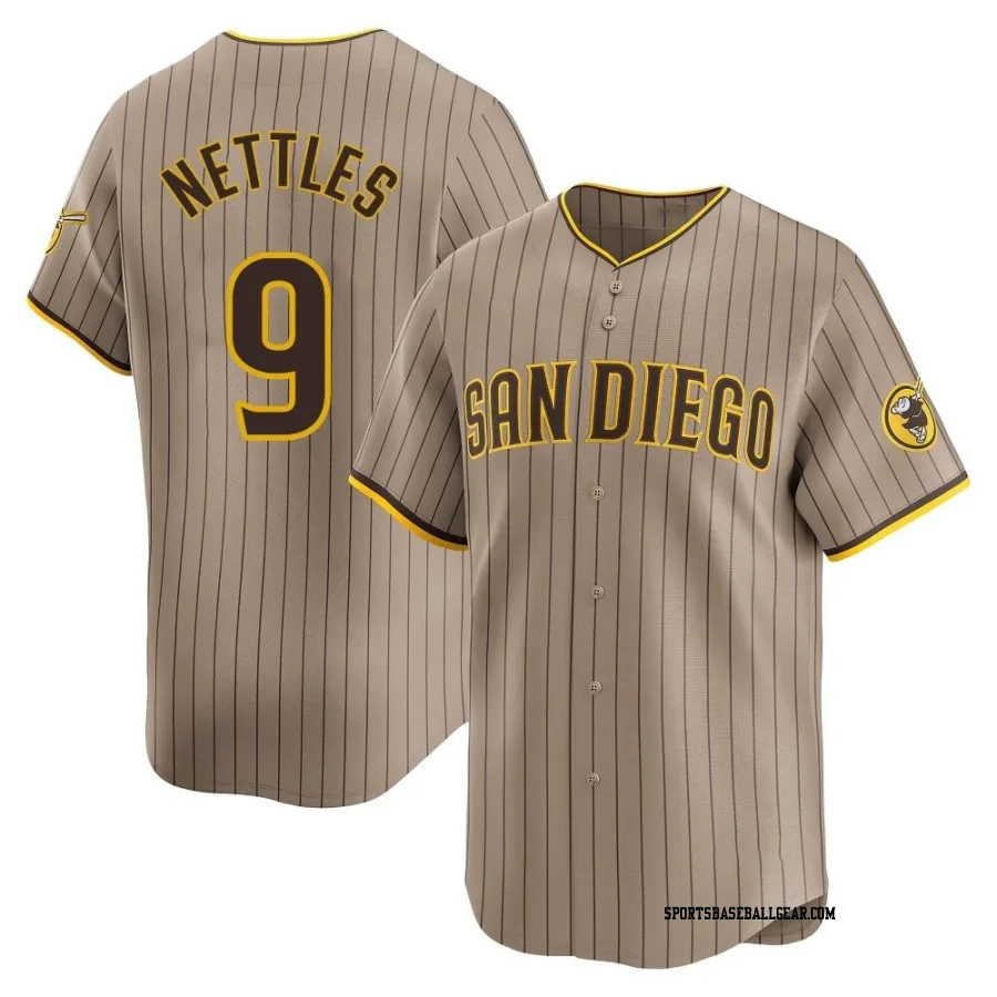 Graig Nettles Men's San Diego Padres Limited Tan Alternate Jersey