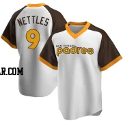 Graig Nettles Men's San Diego Padres White Replica Home Cooperstown Collection Jersey