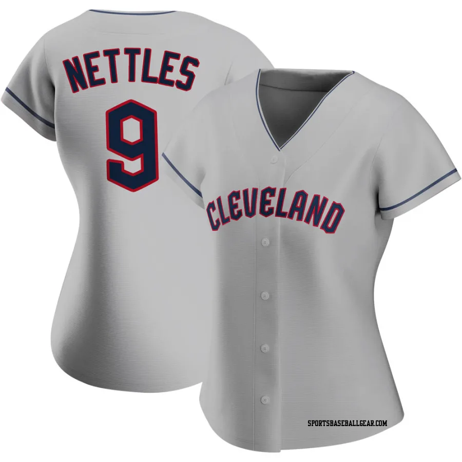 Graig Nettles Women's Cleveland Guardians Gray Authentic Road Jersey