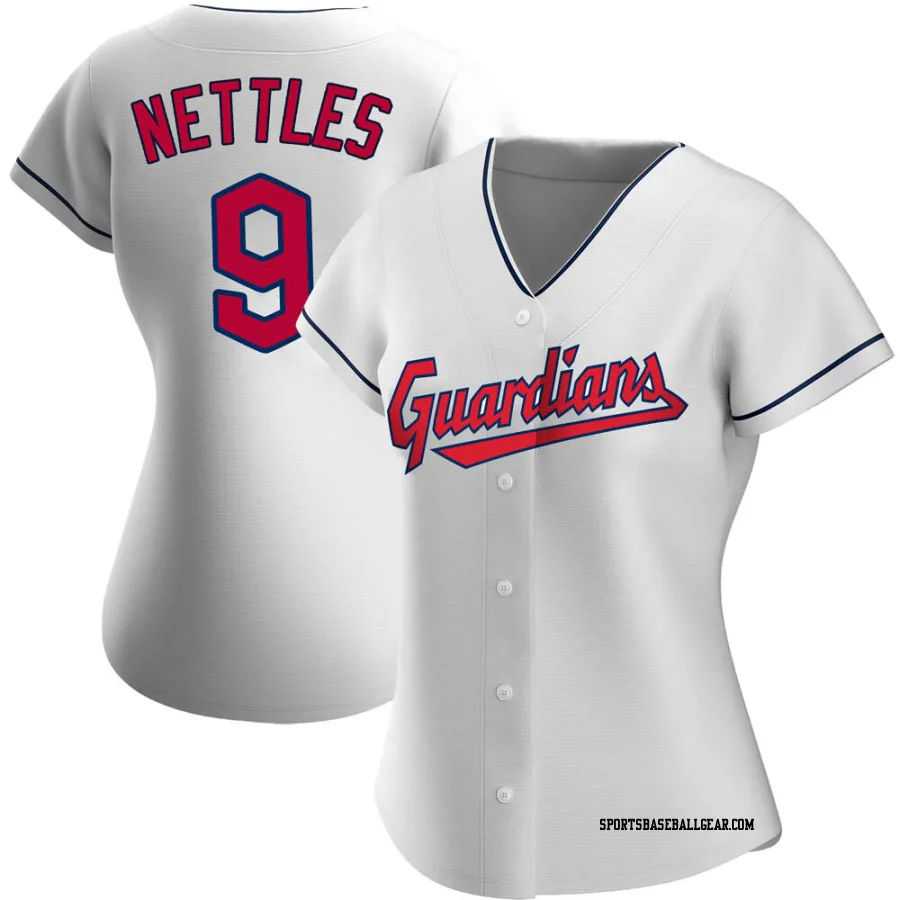 Graig Nettles Women's Cleveland Guardians White Replica Home Jersey