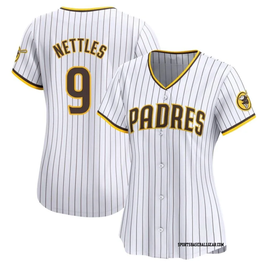 Graig Nettles Women's San Diego Padres White Limited Home Jersey