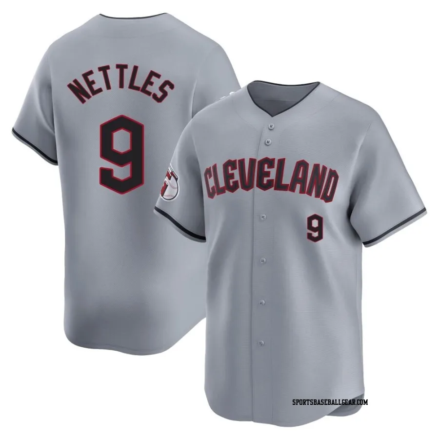 Graig Nettles Youth Cleveland Guardians Gray Limited Road Jersey