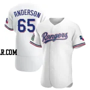 Grant Anderson Men's Texas Rangers White Authentic Home Jersey