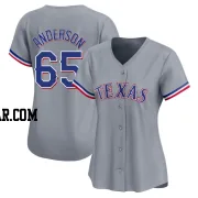 Grant Anderson Women's Texas Rangers Gray Limited Away Jersey