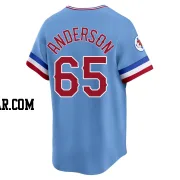 Grant Anderson Youth Texas Rangers Light Blue Limited Cooperstown Collection Jersey