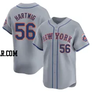 Grant Hartwig Men's New York Mets Gray Limited Away Jersey