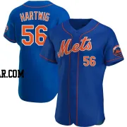 Grant Hartwig Men's New York Mets Royal Authentic Alternate Jersey