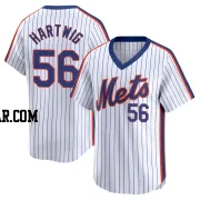 Grant Hartwig Men's New York Mets White Limited Cooperstown Collection Jersey