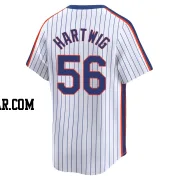 Grant Hartwig Men's New York Mets White Limited Cooperstown Collection Jersey