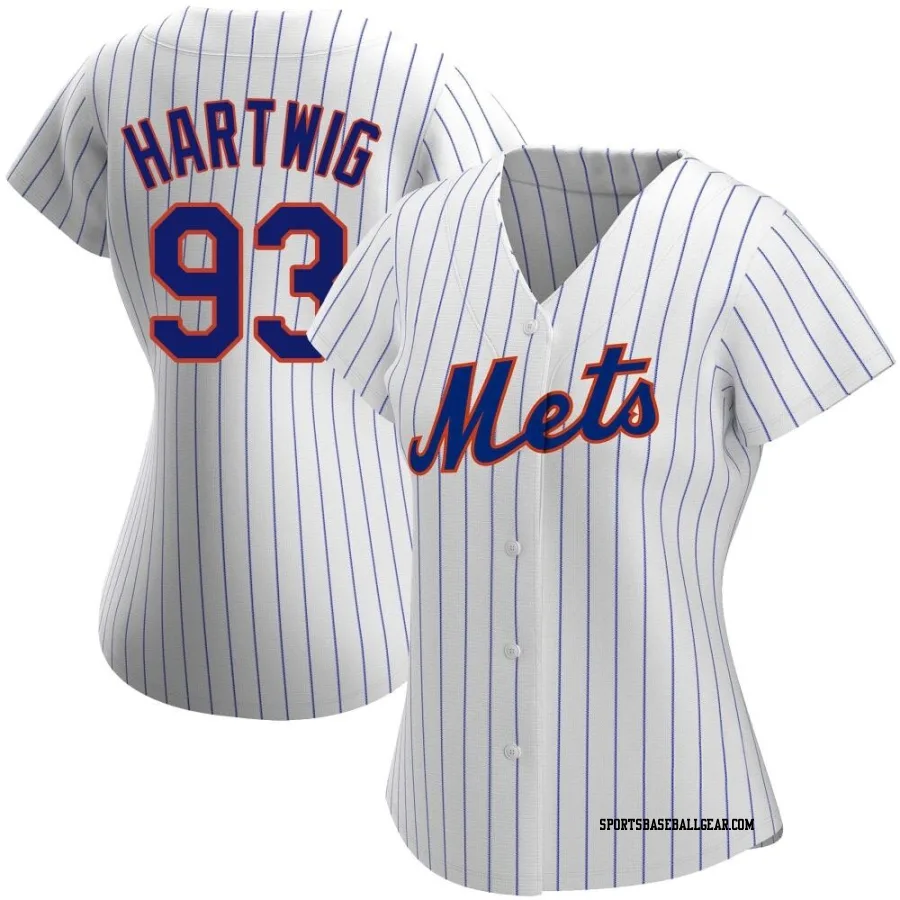 Grant Hartwig Women's New York Mets White Authentic Home Jersey