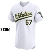 Grant Holman Men's Oakland Athletics White Elite Home Jersey