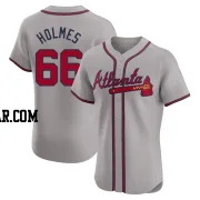 Grant Holmes Men's Atlanta Braves Gray Elite Road Jersey