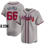 Grant Holmes Men's Atlanta Braves Gray Limited Away Jersey