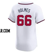 Grant Holmes Men's Atlanta Braves White Elite Home Jersey