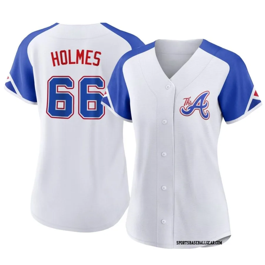 Grant Holmes Women's Atlanta Braves White Authentic 2023 City Connect Jersey