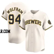 Grant Wolfram Men's Milwaukee Brewers Cream Limited Home Jersey