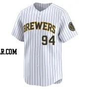 Grant Wolfram Men's Milwaukee Brewers White Limited Alternate Jersey